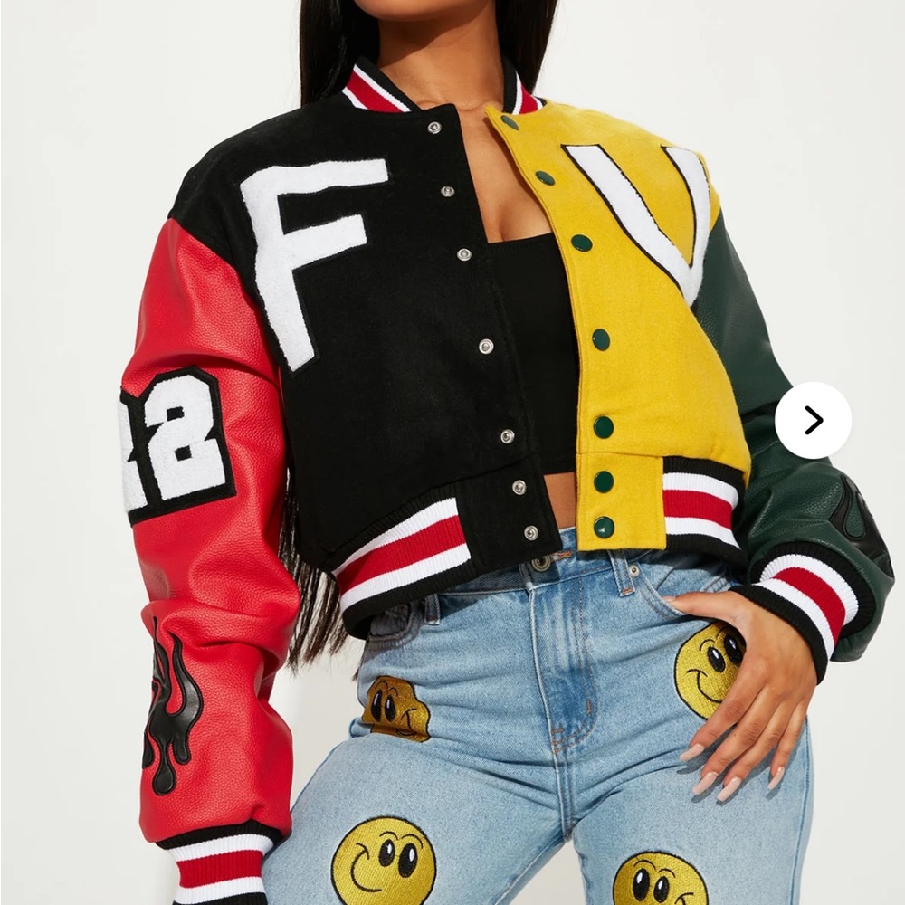 F U Varsity Jacket - Multicolor - Picture 4 of 4